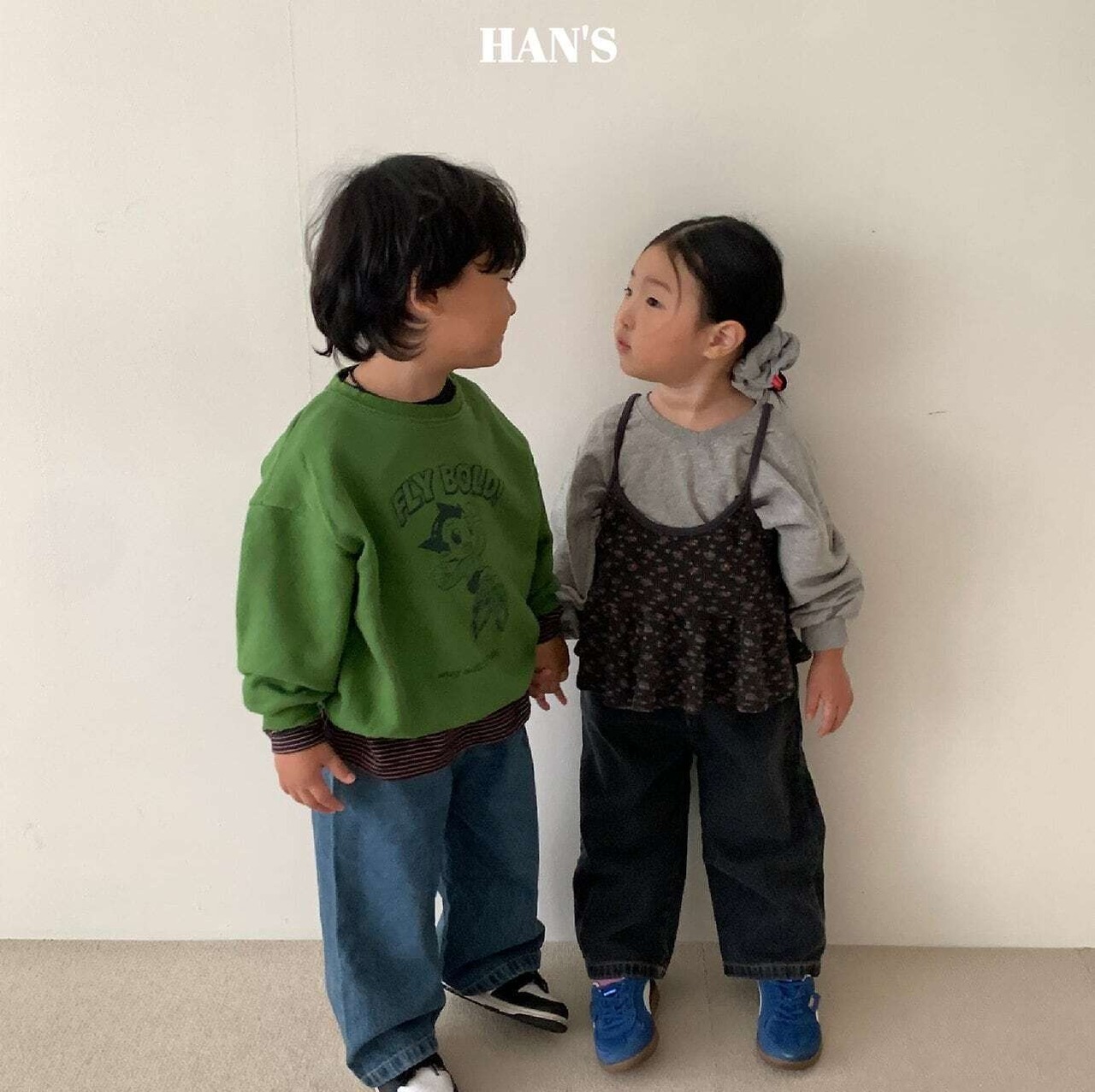 【取寄/韓国直送】Hans ベーシックデニムパンツ｜秋服｜韓国子供服｜26/AT