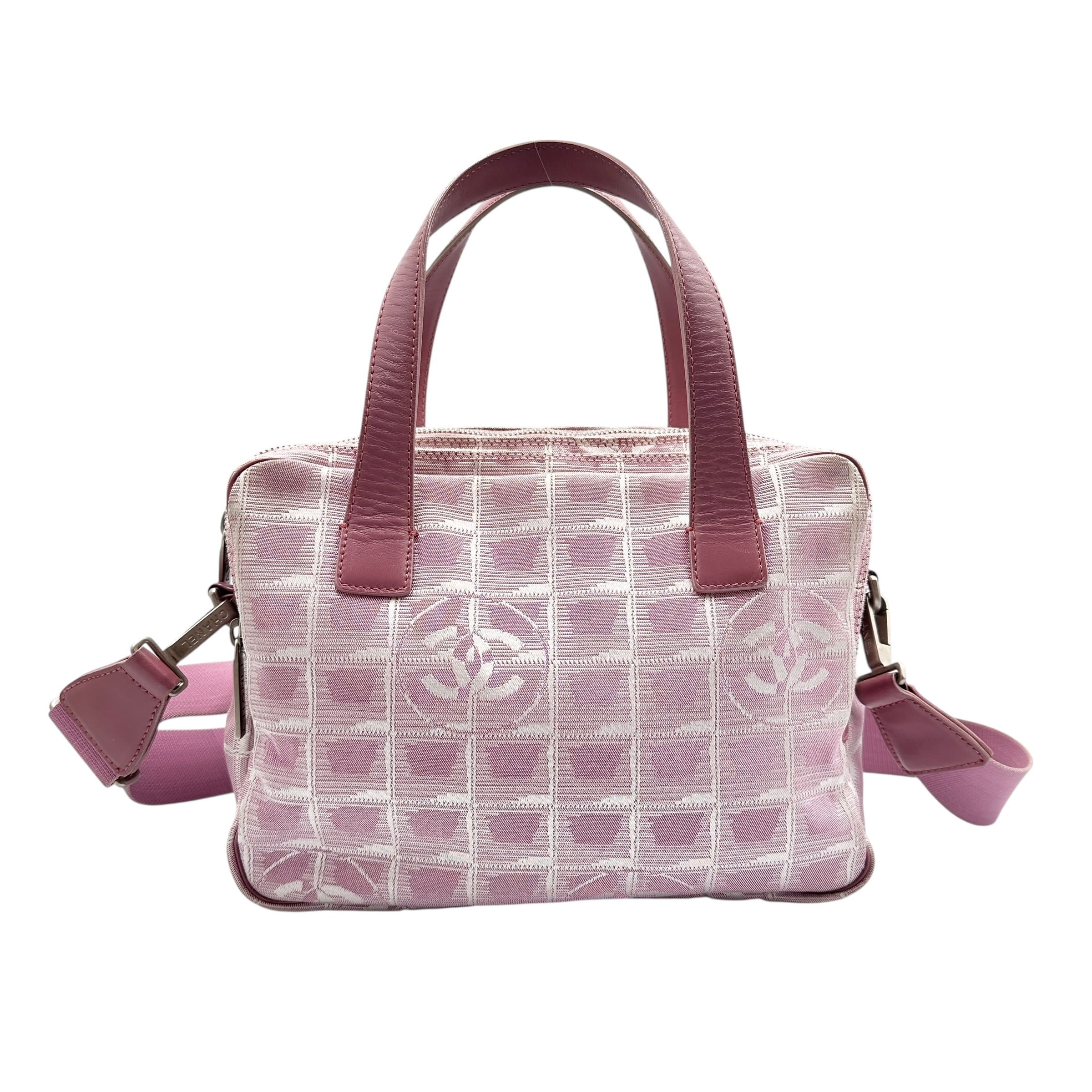 CHANEL シャネル ニュートラベルライン 2WAYバッグ ピンク 21727 