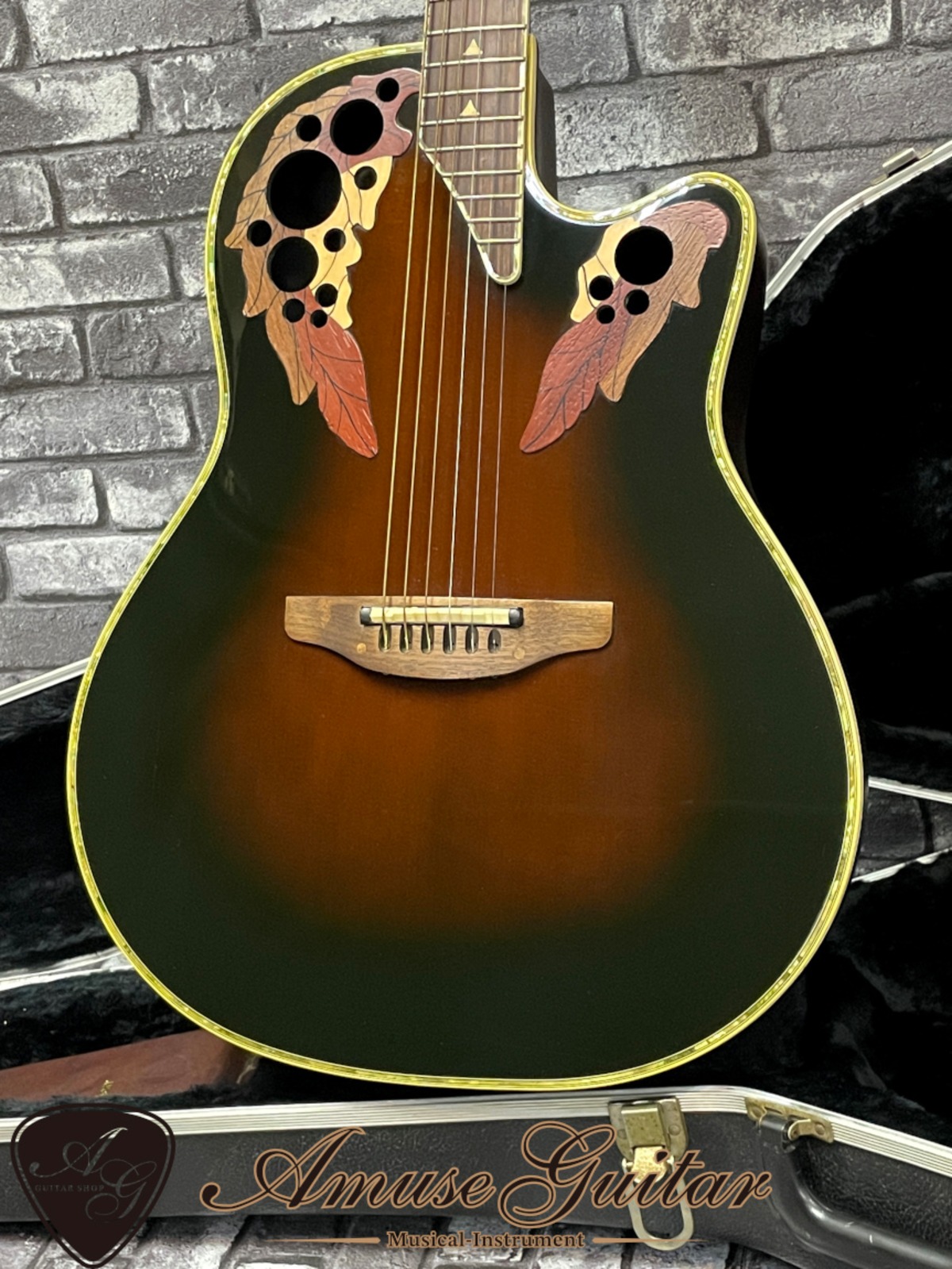 Ovation Elite 1768-X Sunburst 1991年製【Made in USA】w/Original 
