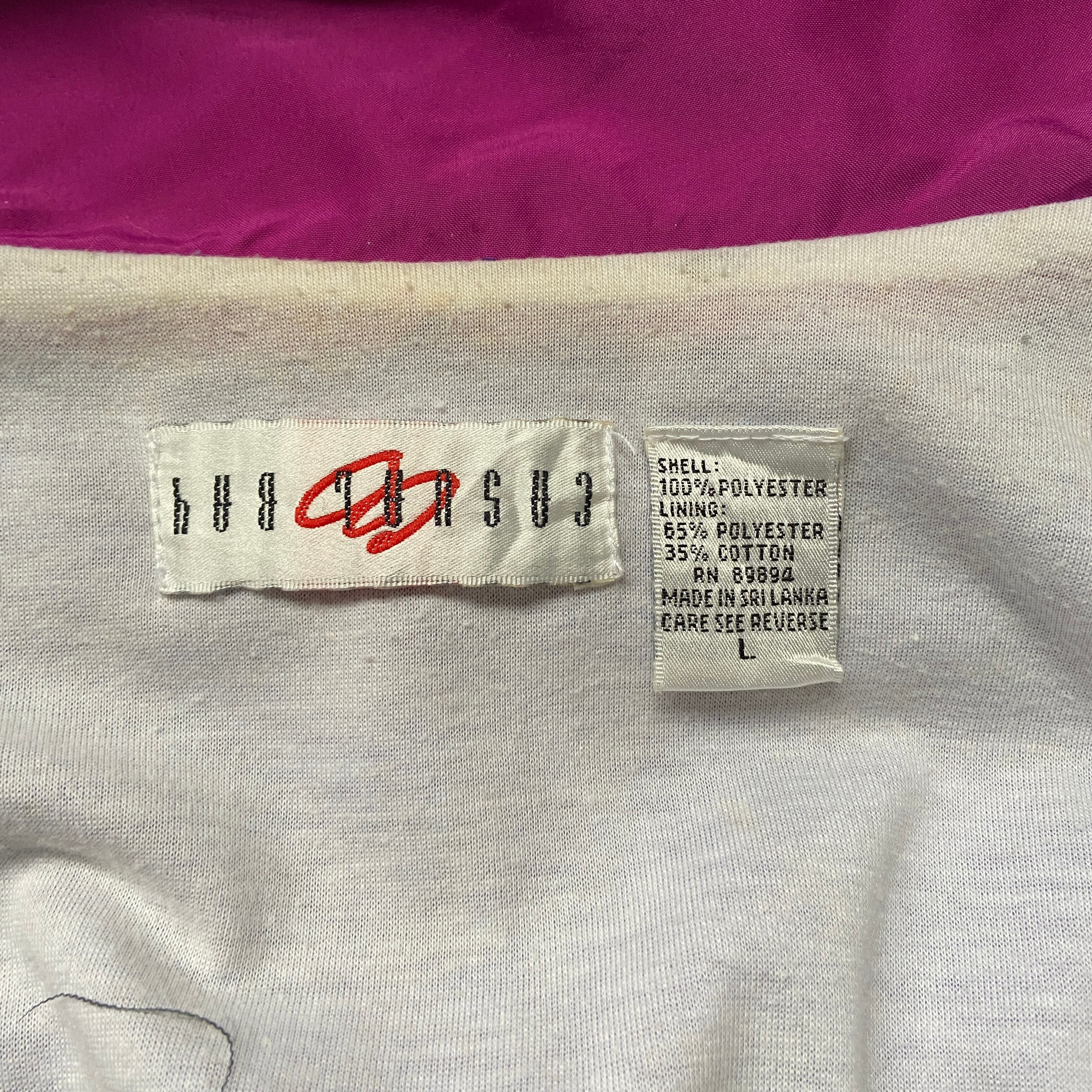 80年代 CASUAL BAY クレイジーパターン ポリエステルジャケット メンズ