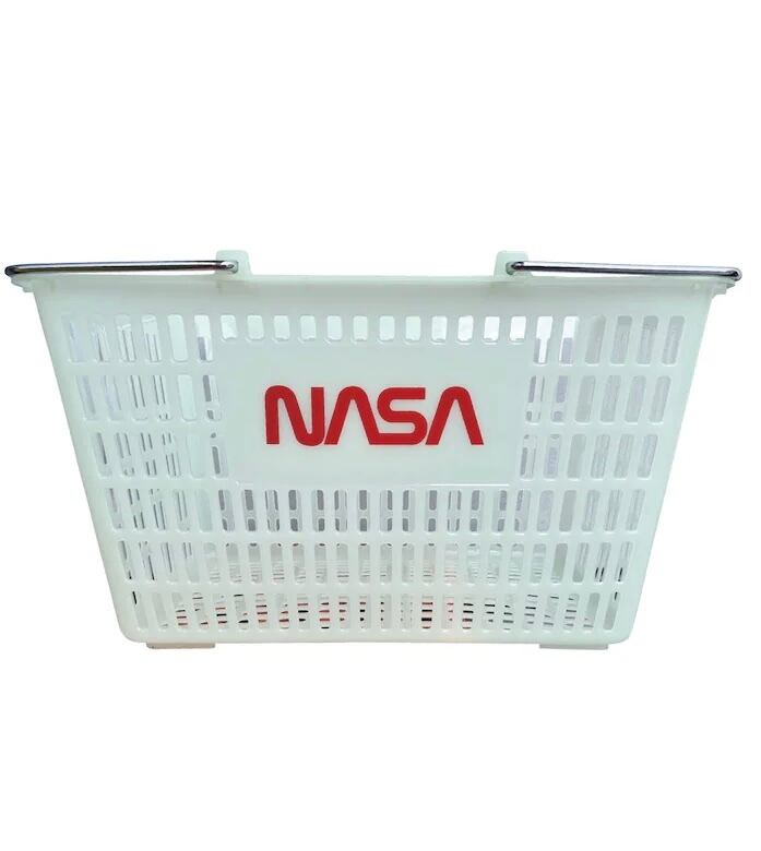 NASAロゴ入りショッピングバスケット（新品未使用品） NASA SHOPPING BASKET | Bavarder SHOP