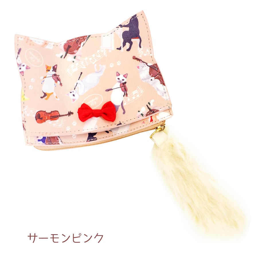キャットシンフォニカ 総柄猫耳コインケース