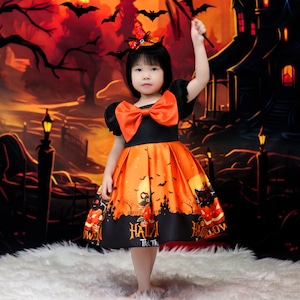 ハロウィン 子供服 ワンピース 女の子 70-110㎝ ベビー キッズ かぼちゃ 仮装 衣装 25zm1533 ハロウィン 子供服 ワンピース 女の子 70-110㎝ ベビー キッズ かぼちゃ 仮装 衣装 25zm1533