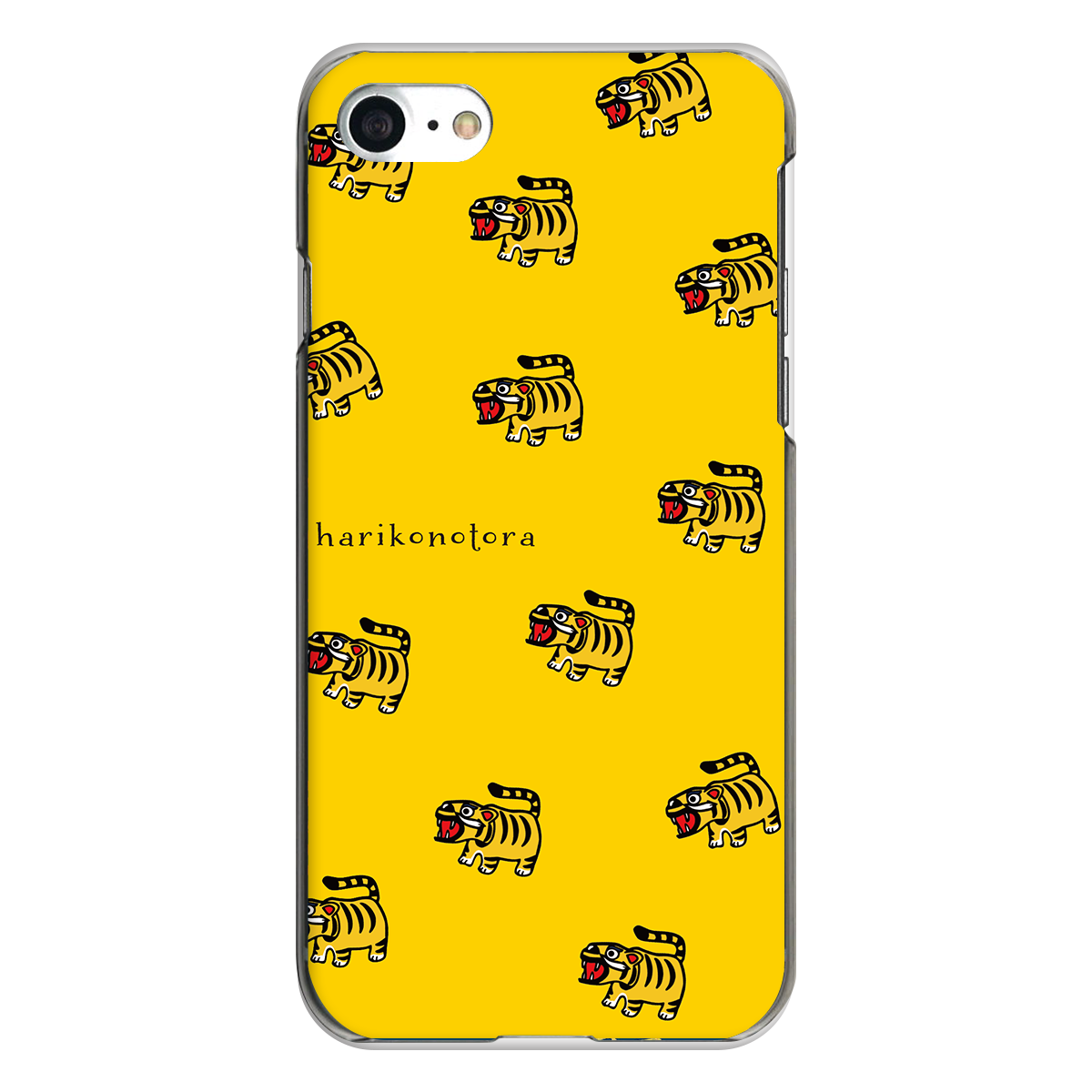iPhone対応 スマホ ハードケース クリア 張子の虎 いっぱい 民芸 デザイナーズ 【iPhone17 / iPhone16e / AQUOS / Xperia 他 iPhone / Android ほぼ全機種対応】 |desr2680