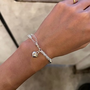 TOPANGA Jewelry　 Heart Loop bracelet　ハートループブレスレット　ブレスレット　シルバー　ハート　bracelet　silver　heart