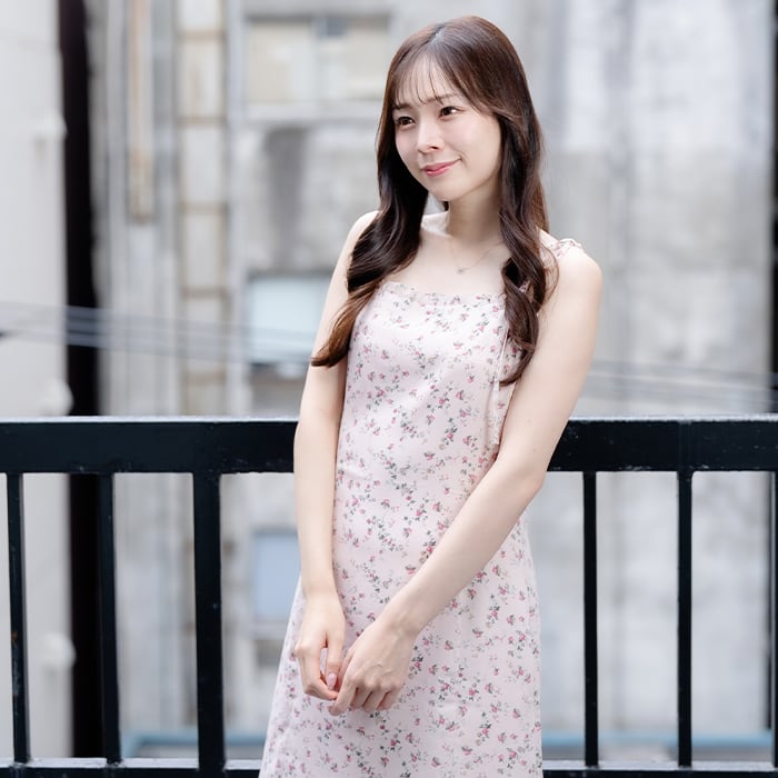 K-POPアイドル着用!【Not Your Rose】Frill midi dress Pink