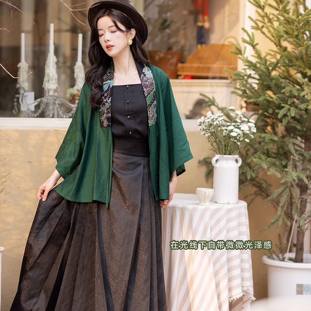 ゴスロリ通販 With U 羽織り 小羽織 刺繍 レトロ風 中華ゴシック 池夏オリジナル