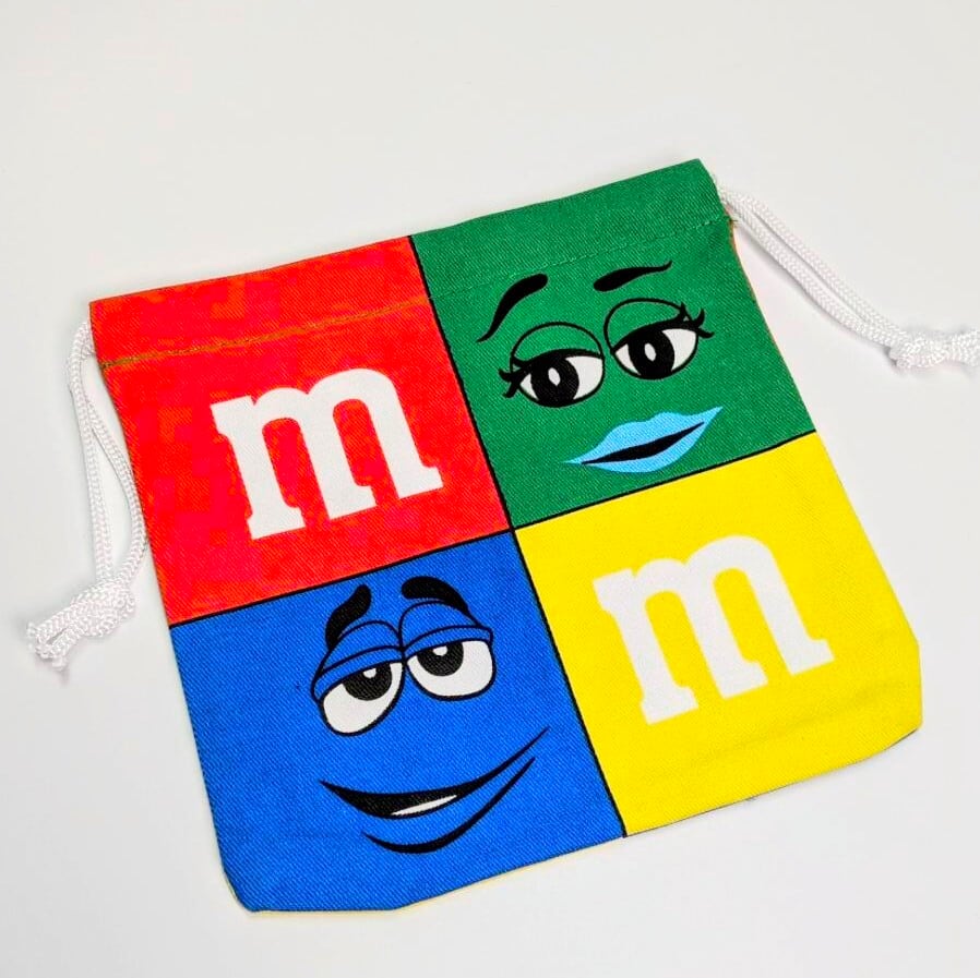 再入荷！【m&m's（エムアンドエムズ）】アメリカンキャラクター巾着袋 〚アメリカン雑貨 アメトイ〛