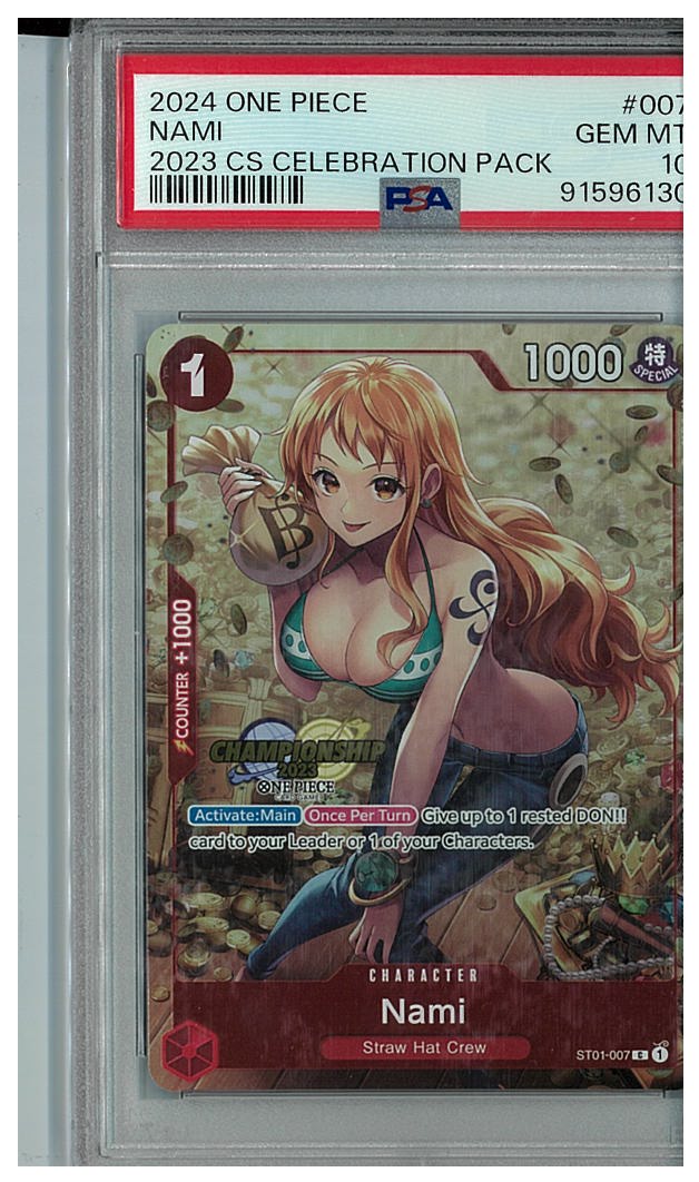 ナミ C PSA10 チャンピオンシップ 2023 セレブレーションパック CS ナミ C PSA10 チャンピオンシップ 2023 セレブレーションパック CS