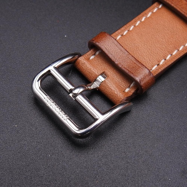 Apple watch HERMES 純正ベルト ドゥブルトゥール ブラウン | linkbrand