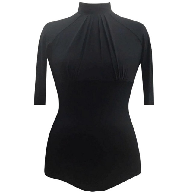 ハイネックプリーツ・エレガントダンストップス ds0907