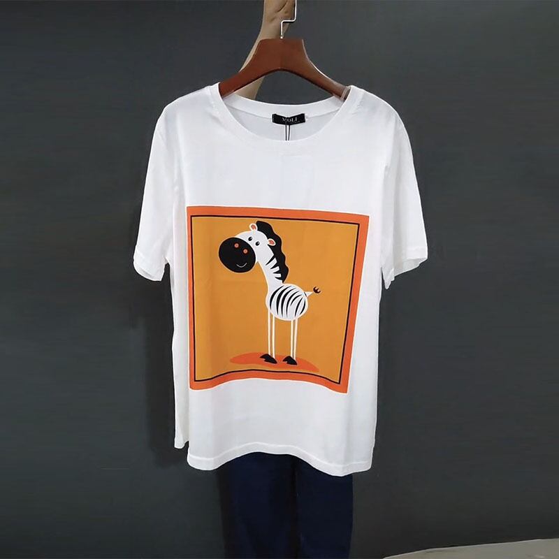 Tシャツ サマールーズトップス 大きめサイズ 夏物 ミックスインファッション61158799166