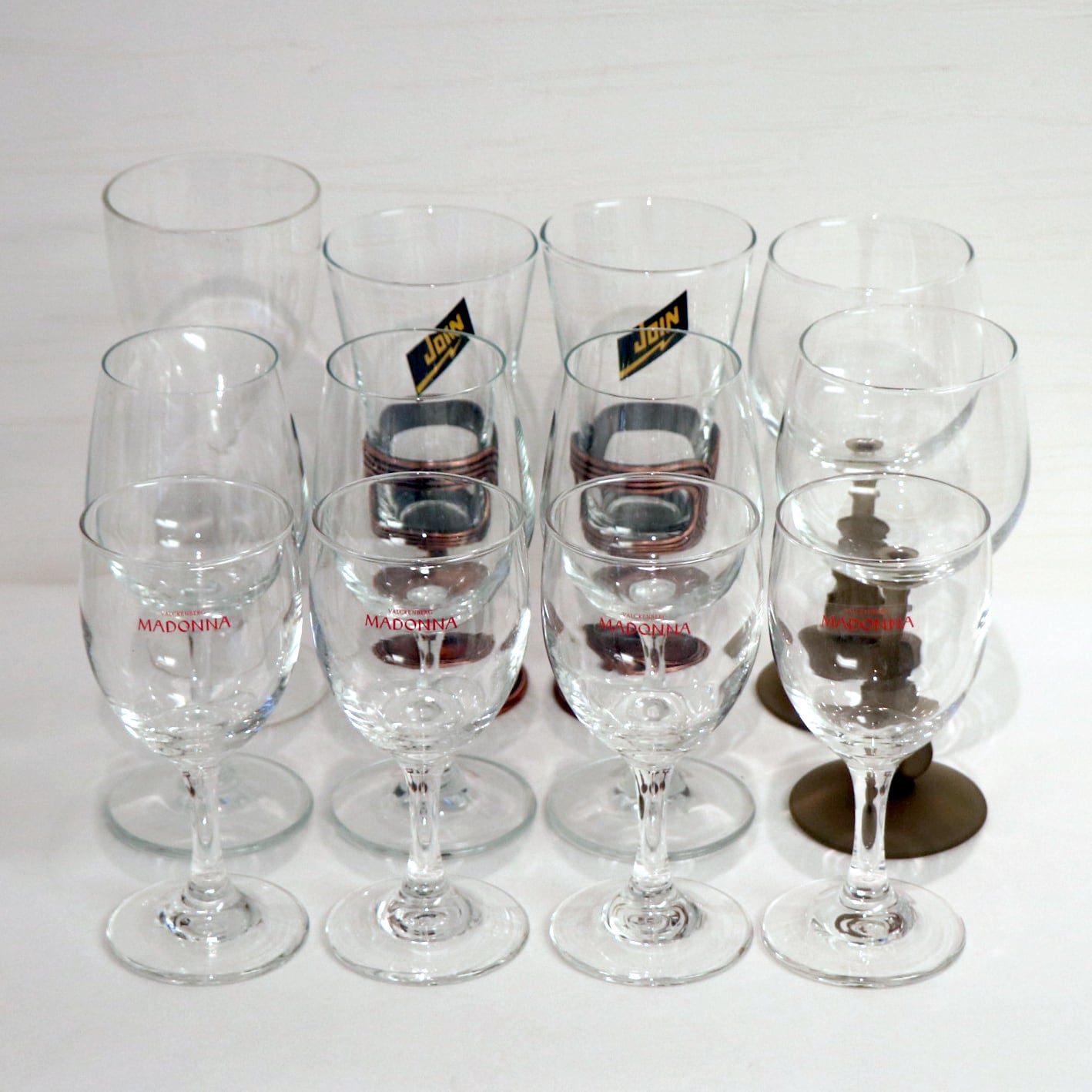 コカコーラ・ステンドグラス風・グラス4個セット・No.181012-04