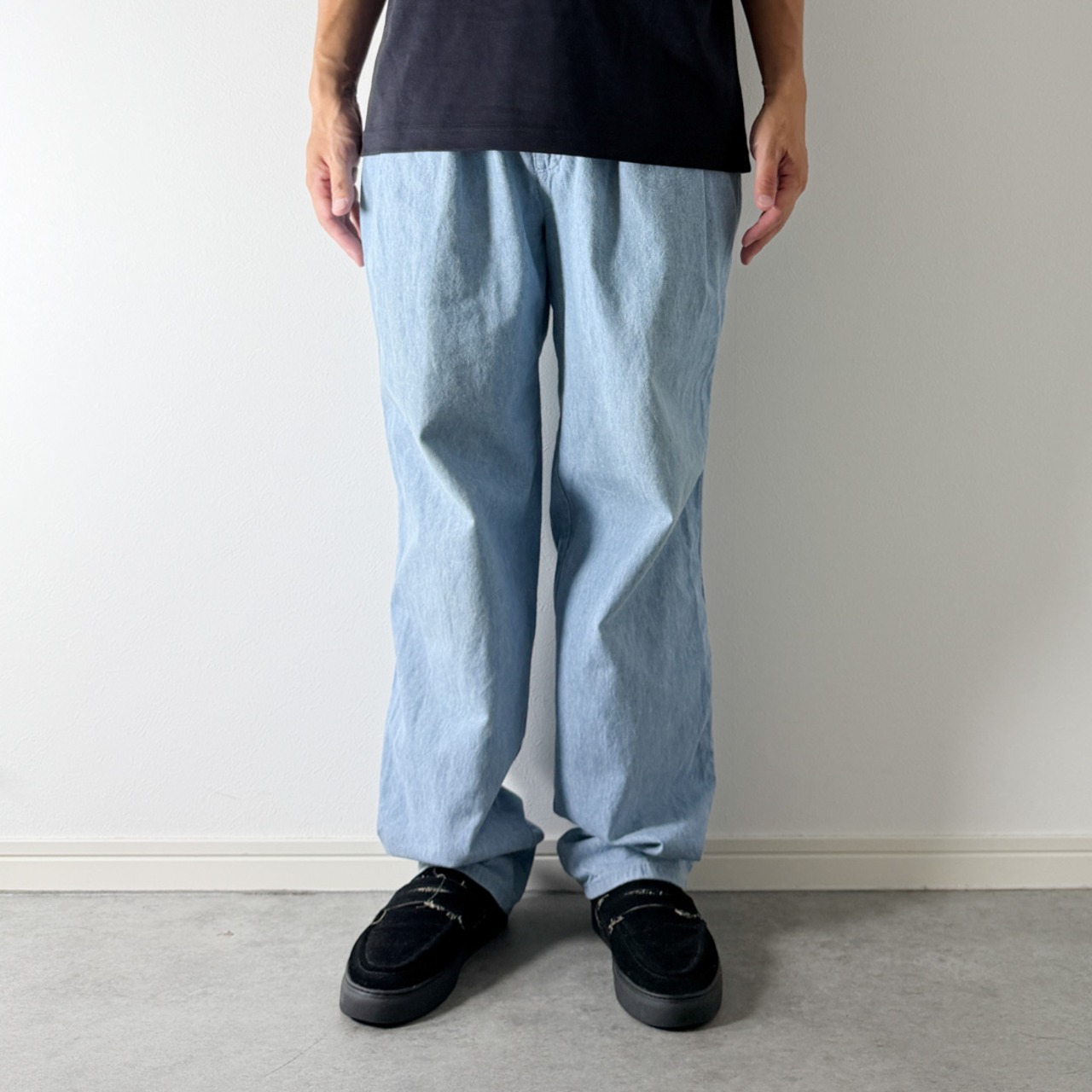 90s DOCKERS Double-pleated chambray pants [W30〜32L30.5相当] 古着 - 15