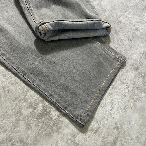 【W31 L34】 香港製 usa levi's 先染ブラック 569 詳細写真13
