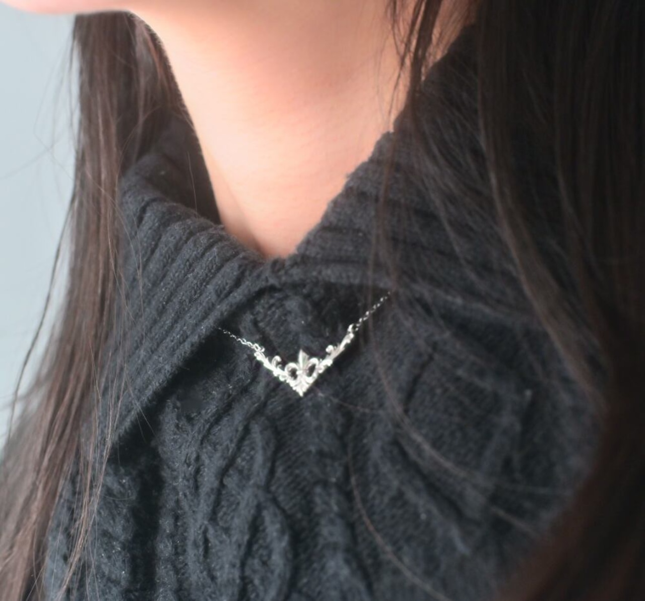 【抽選販売】「あなたを飾る」額縁ネックレス『décor』silver925 18Kgp / Rodhium