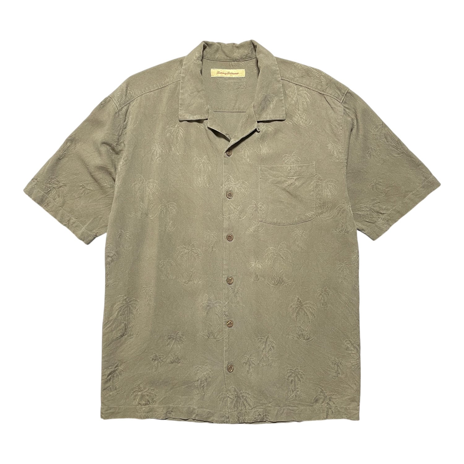 USA 古着 Tommy Bahama トミーバハマ シルク 開襟 キャンプ