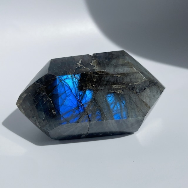 ディープブルー◎ラブラドライト ダブルターミネイテッド06◇ Labradorite ◇天然石・鉱物・パワーストーン