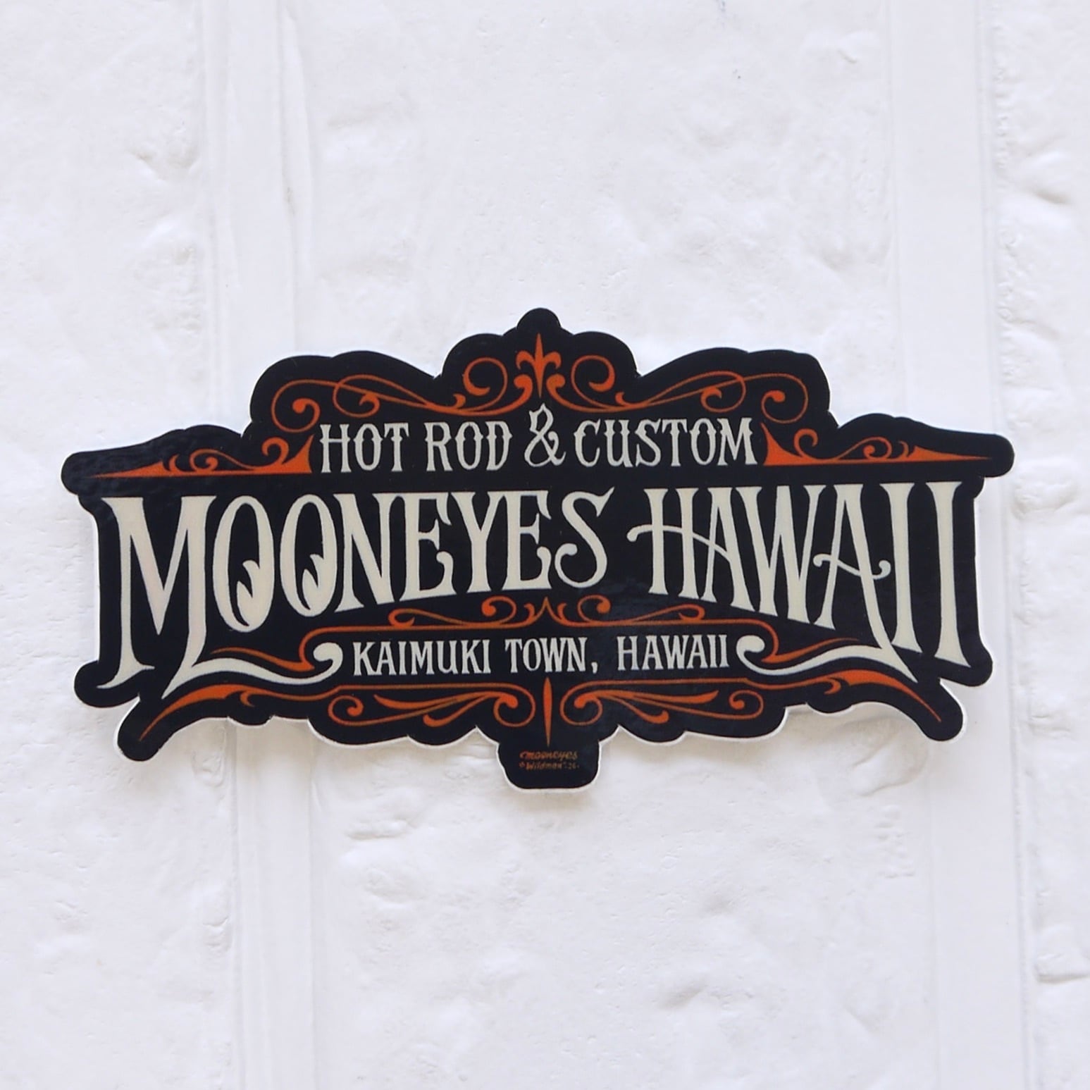 ムーンアイズ ハワイ ステッカー MOONEYES HAWAII Hot Rod and Custom