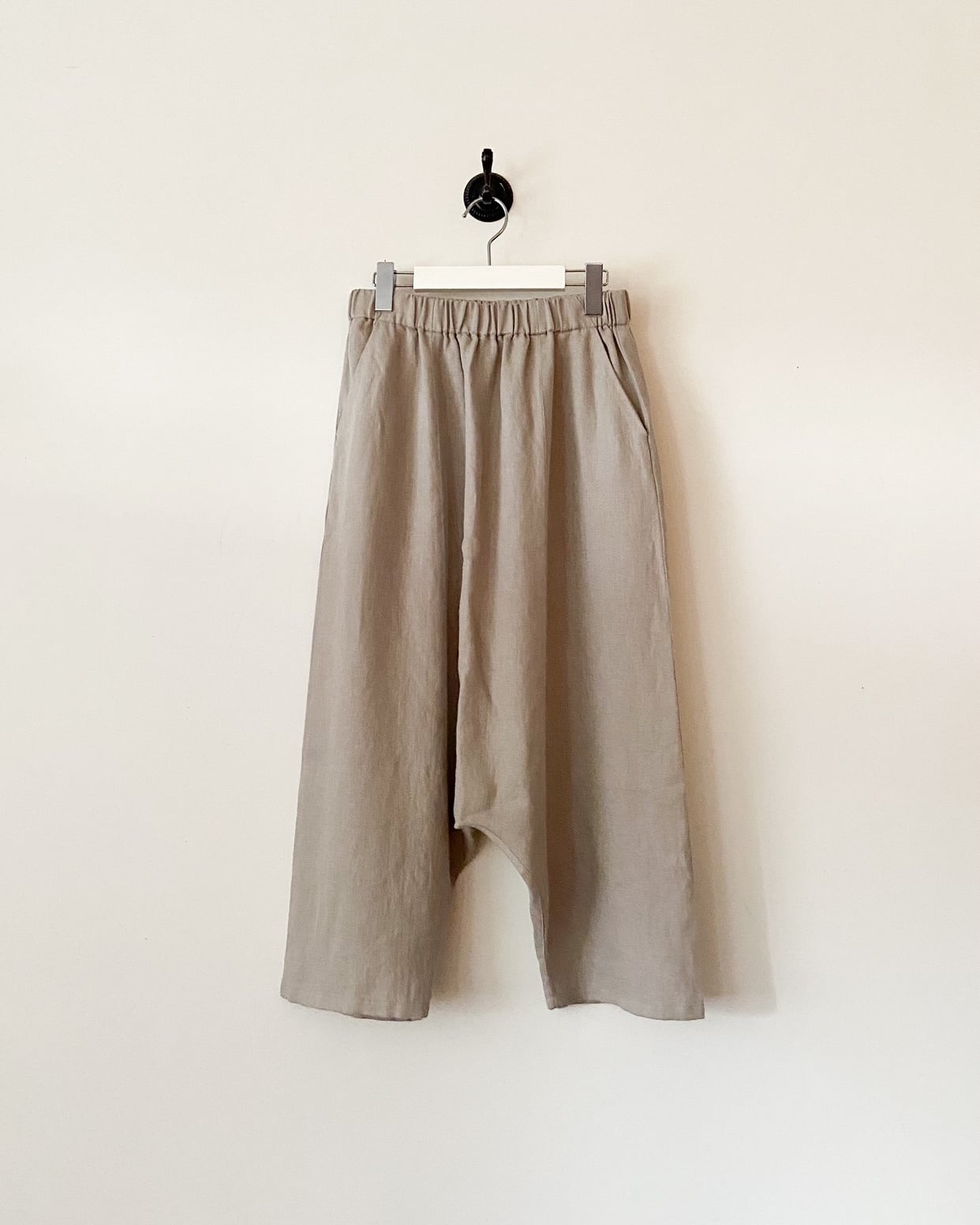 美品★evam eva vie リネンサルエルパンツ M831-7 evam eva リネンサルエルパンツ linen sarrouel pants | evam