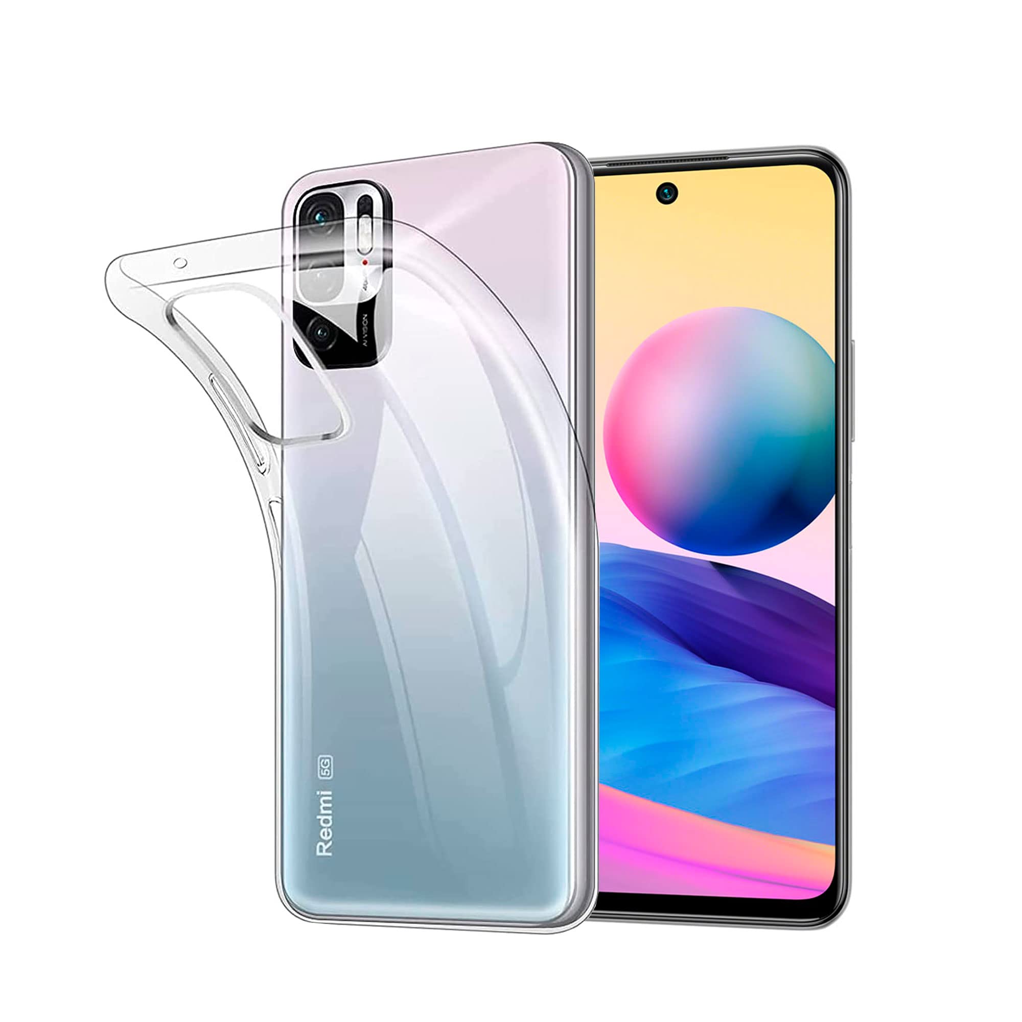 【人気】For Redmi Note 10 JE XIG02 用のケース クリア カバー スマホ TPU 超薄型 TPU ソフト 透明 シリコン Hcsxlcj