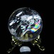 アイリスクォーツ 水晶 丸玉 虹入り 25mm スフィア 置物 水晶玉 一点物 141-6997