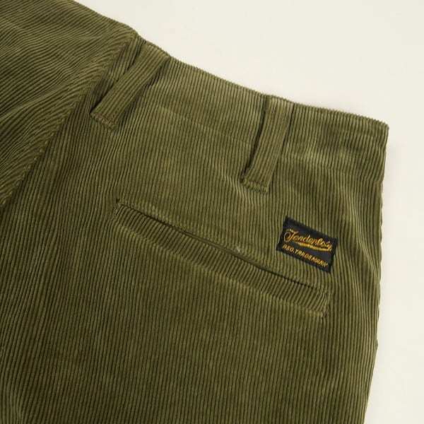 新品未使用 TENDERLOIN T-WBD CORDUROY BROWN S Size【XS】 TENDERLOIN テンダーロイン BDP CORDUROY GREEN BROWN