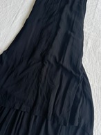 "BLACK Scandal Yohji Yamamoto" Black Wrap Long Skirts