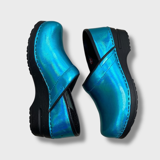 Sanita サニタ プロフェッショナル クロッグサンダル ターコイズブルー レディース24.5cm