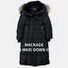 MACKAGE JADA マッカージュ マキシ ファー フード付き ロング ダウンコート 黒 ブラック S / J&NREUSE レディース アウター
