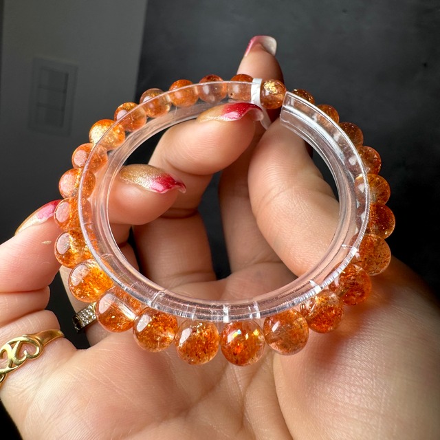 no.S11 アルーシャフェルトスパーサンストーン 約6.9-7.4mm