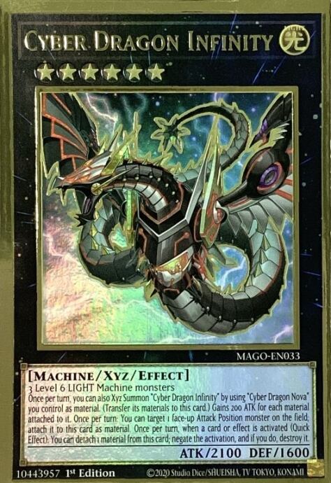 【Bランク】サイバー・ドラゴン・インフィニティ(絵違い 英語版(プレゴル)