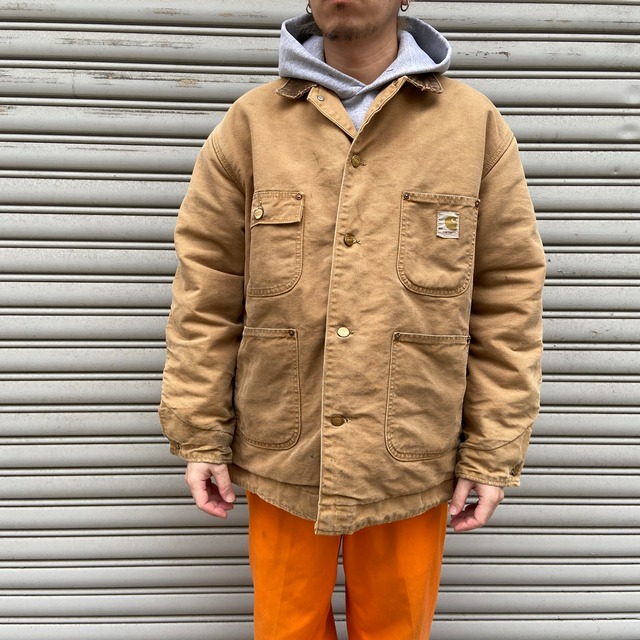 Carhartt 60s 70s ミシガンチョアコート　サイズ44 デカCボタン