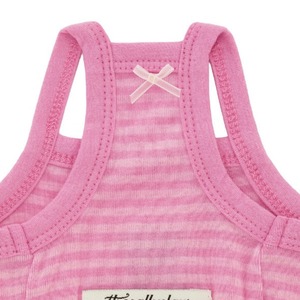 【予約】[ thesallyslaw ] Roony bear top｜Cherry Pink