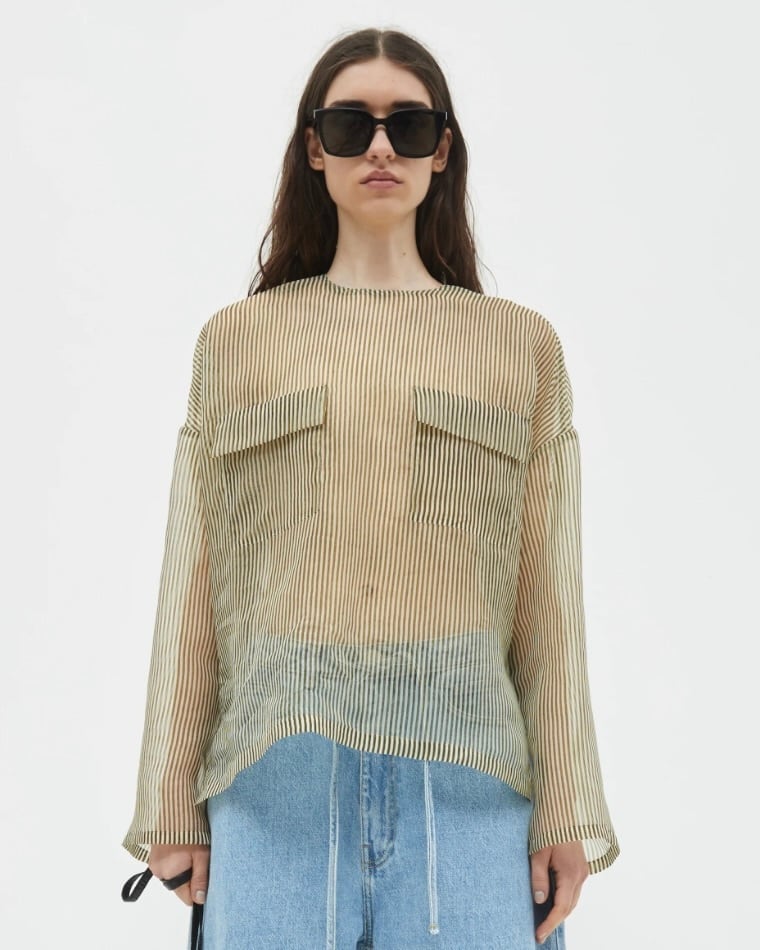 Christian Wijnants 】TELLA JERSEY TURTLE NECK TOP | idealclasse