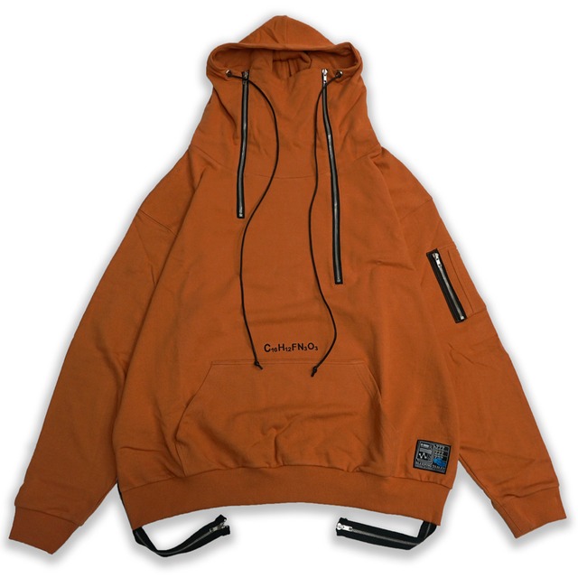 AVA [ DEFORMED HIGH NECK HOODIE ]