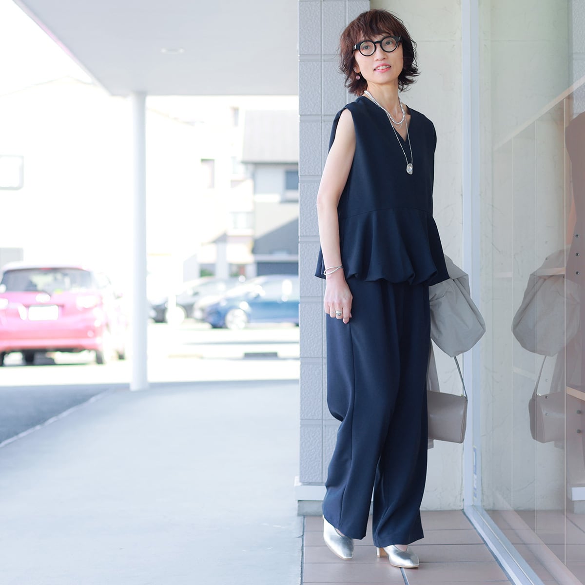 Dignite collier (ディニテ・コリエ) バルーンペプラム セットアップ