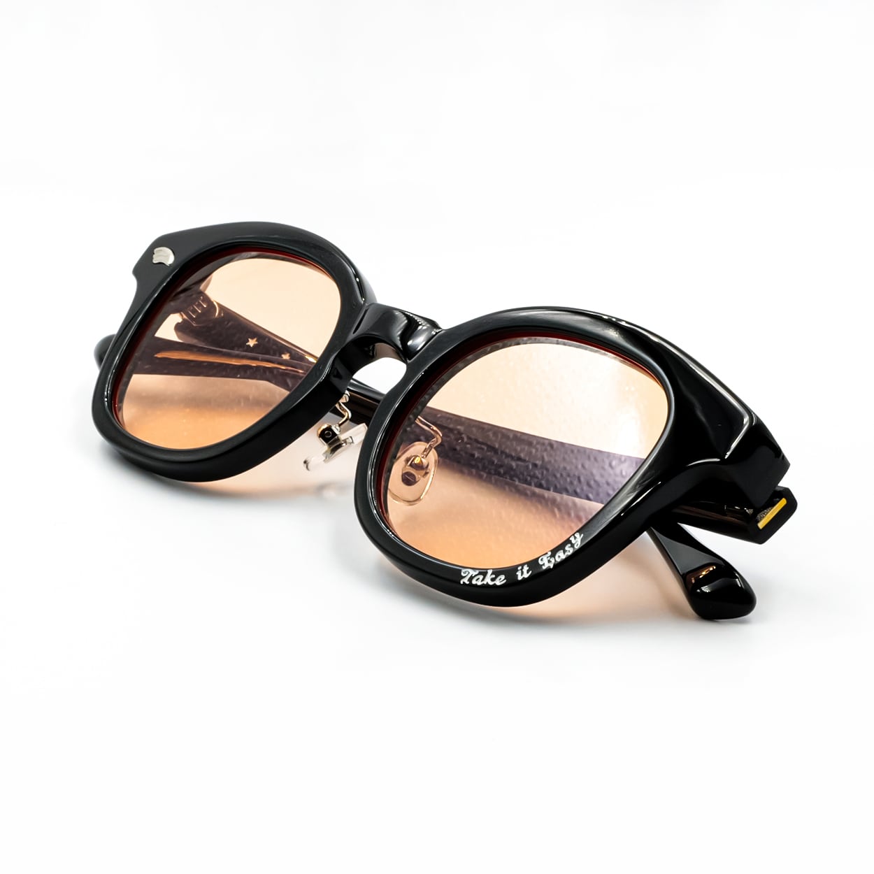 NSH サングラス Taka it Easy オレンジ N.S.HサングラスOrangeレンズ☆TakeitEasy☆