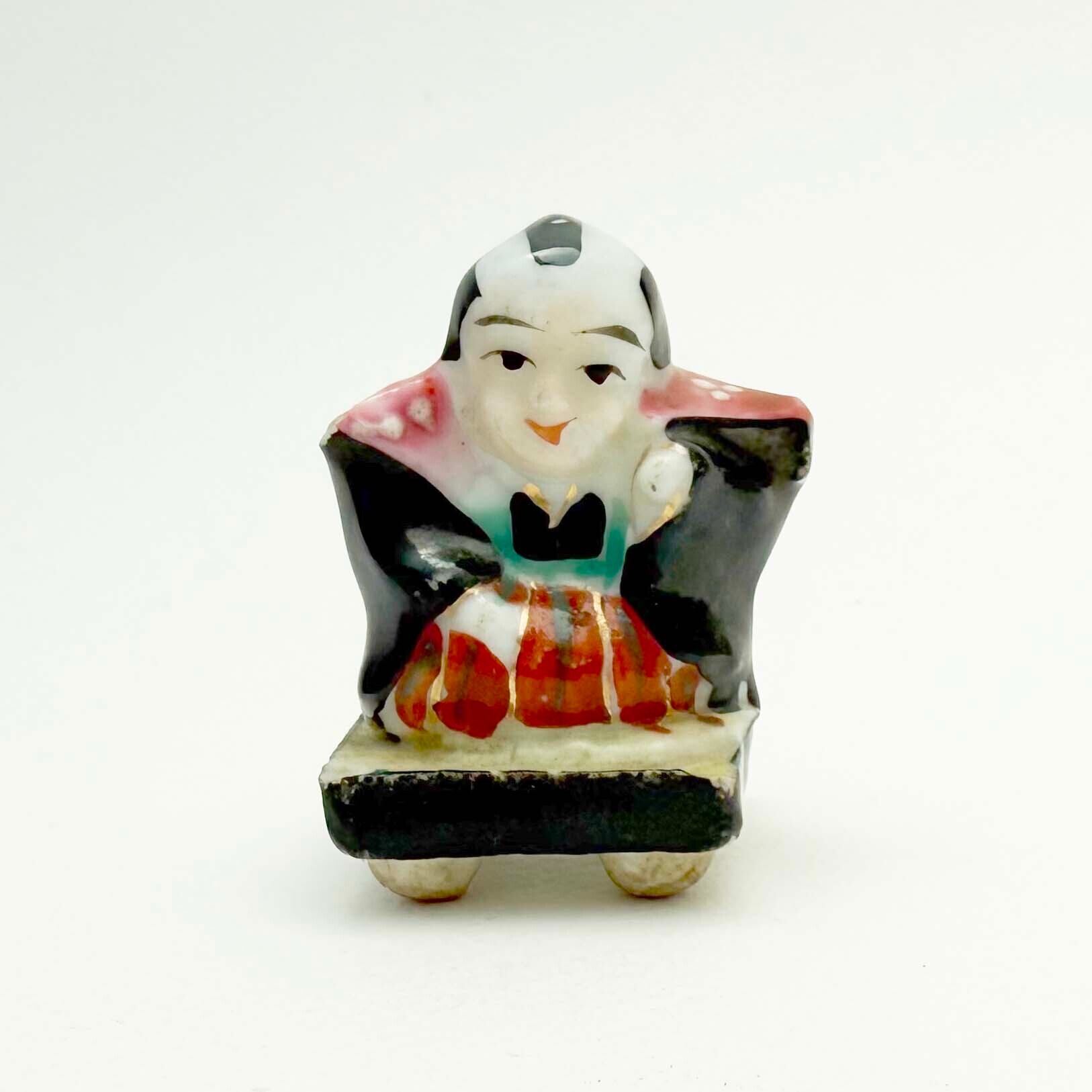 ヴィンテージ陶製豆神様人形（福助）