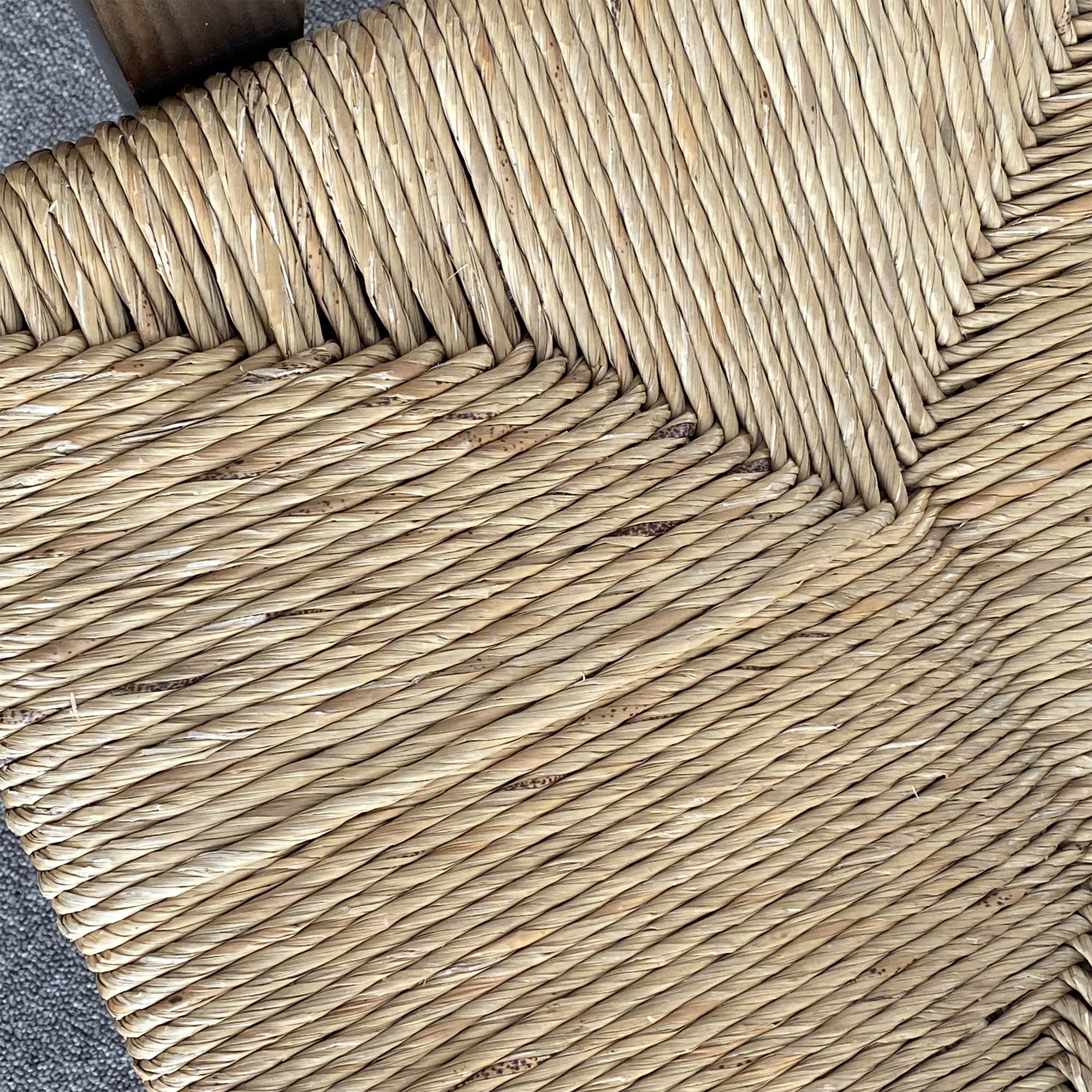 USED 松本民芸家具 アームチェア（ラッシ座）1人掛け 廃盤品01 | ROUND