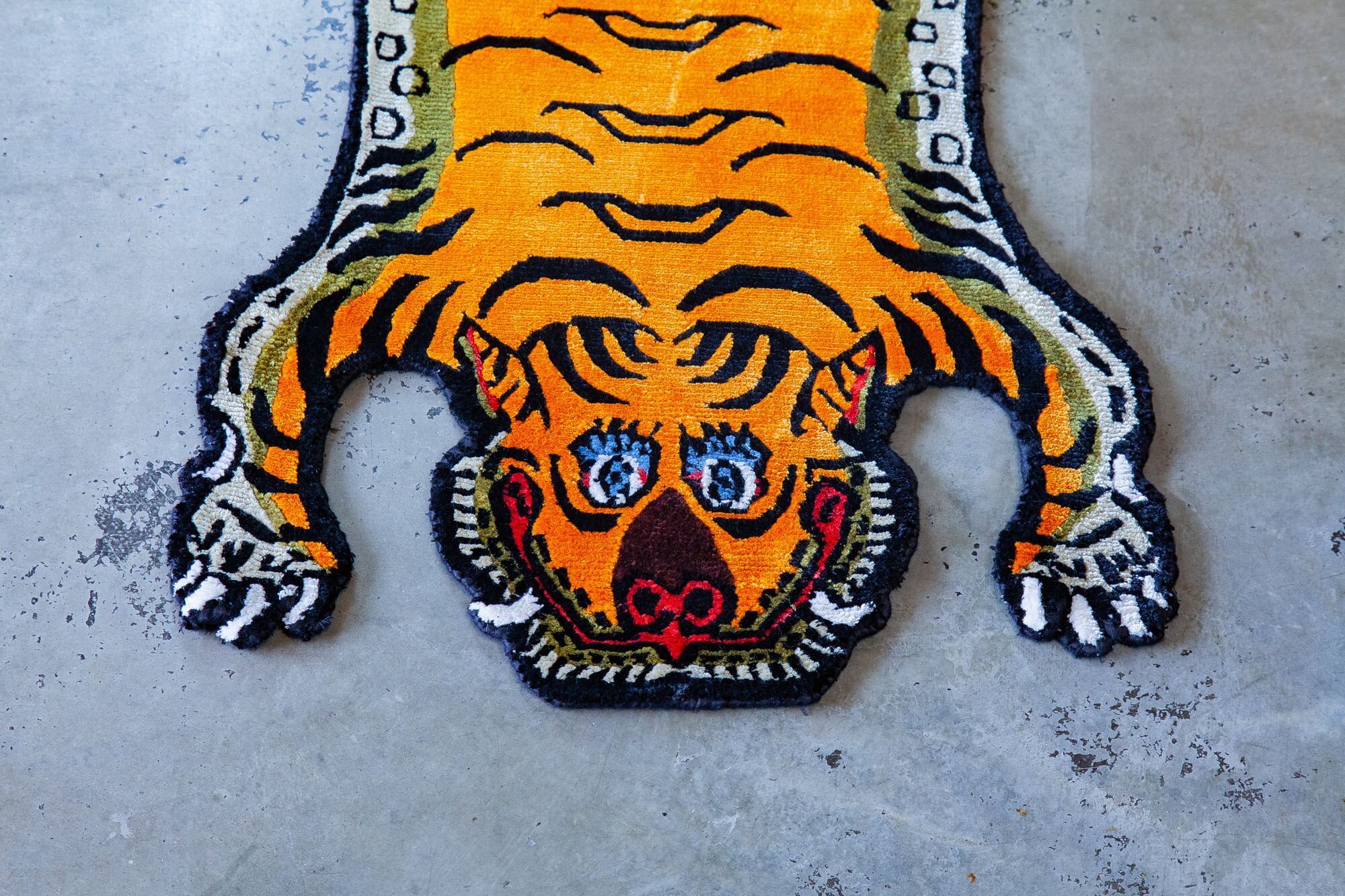 チベタンタイガーラグ TIBETAN TIGER RUG(チベタンタイガーラグ) Mサイズ 75×130cm | 家具