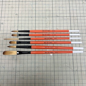 Mack Brush Foxy Tail set of 6 by Tidwell