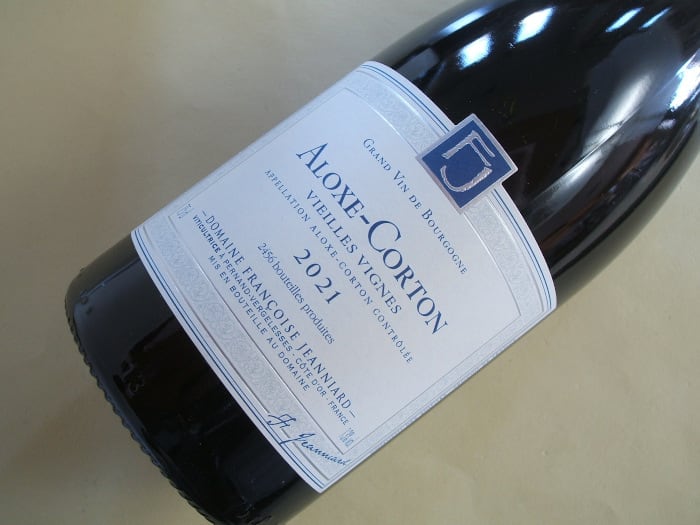 2021 アロース コルトン 生産者 フランソワ ジャニアール 2021 アロース コルトン 生産者 フランソワ ジャニアール