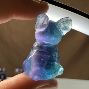 送料込み☆16.フローライト・フレンチブルドッグ