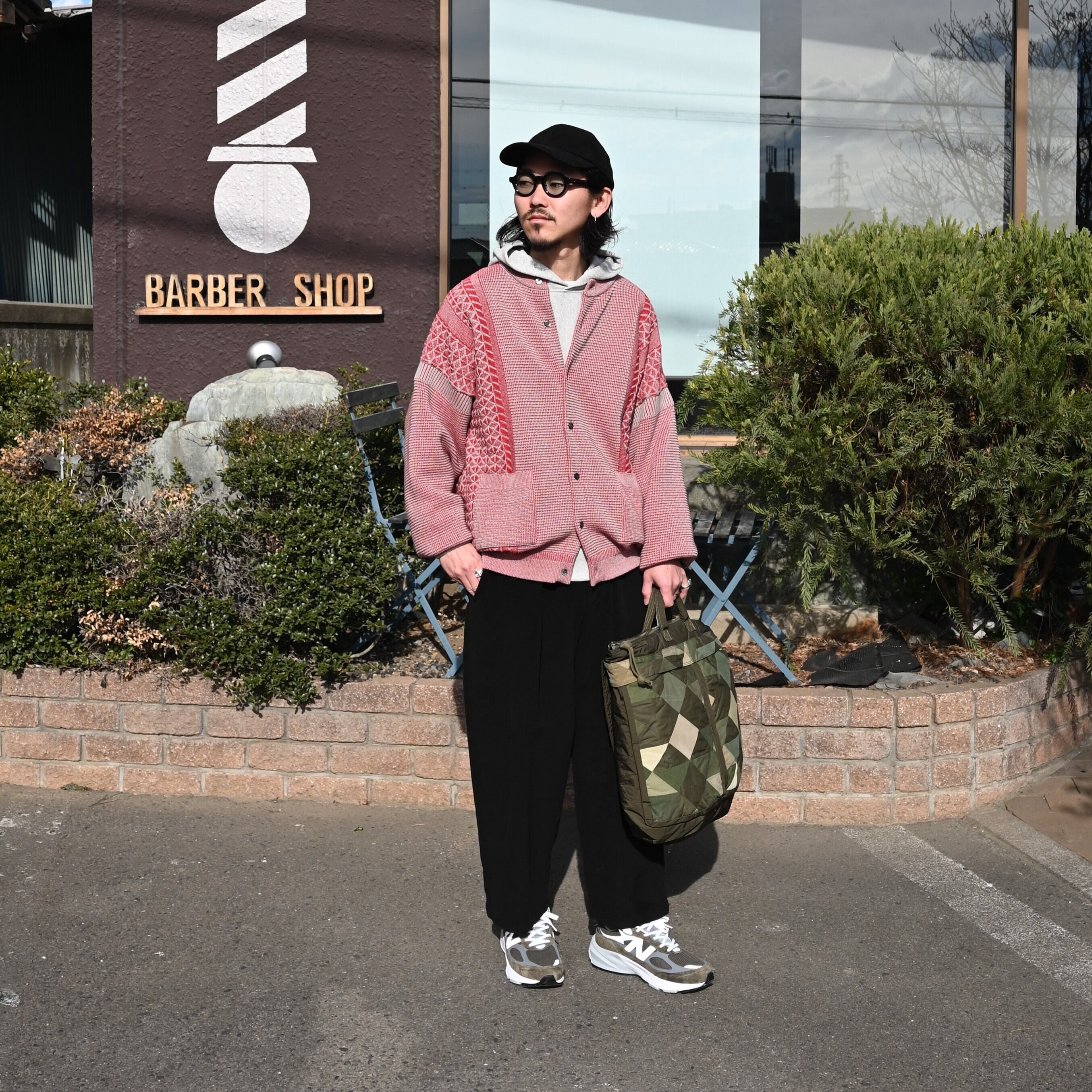 THE DAY / MOLESKIN PLEATED TROUSERS | GANKO