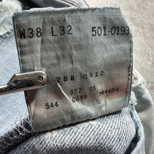 【W38 L32】90s USA製 levi's リーバイス 501 詳細写真8