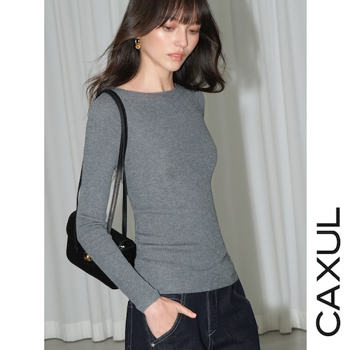 Silk Wool Long Sleeve Knit Top/3color
