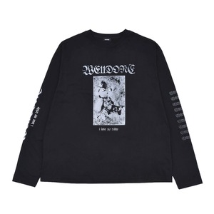 【WE11DONE】TEDDY LONG SLEEVED T-SHIRT