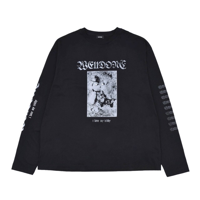 【WE11DONE】TEDDY LONG SLEEVED T-SHIRT
