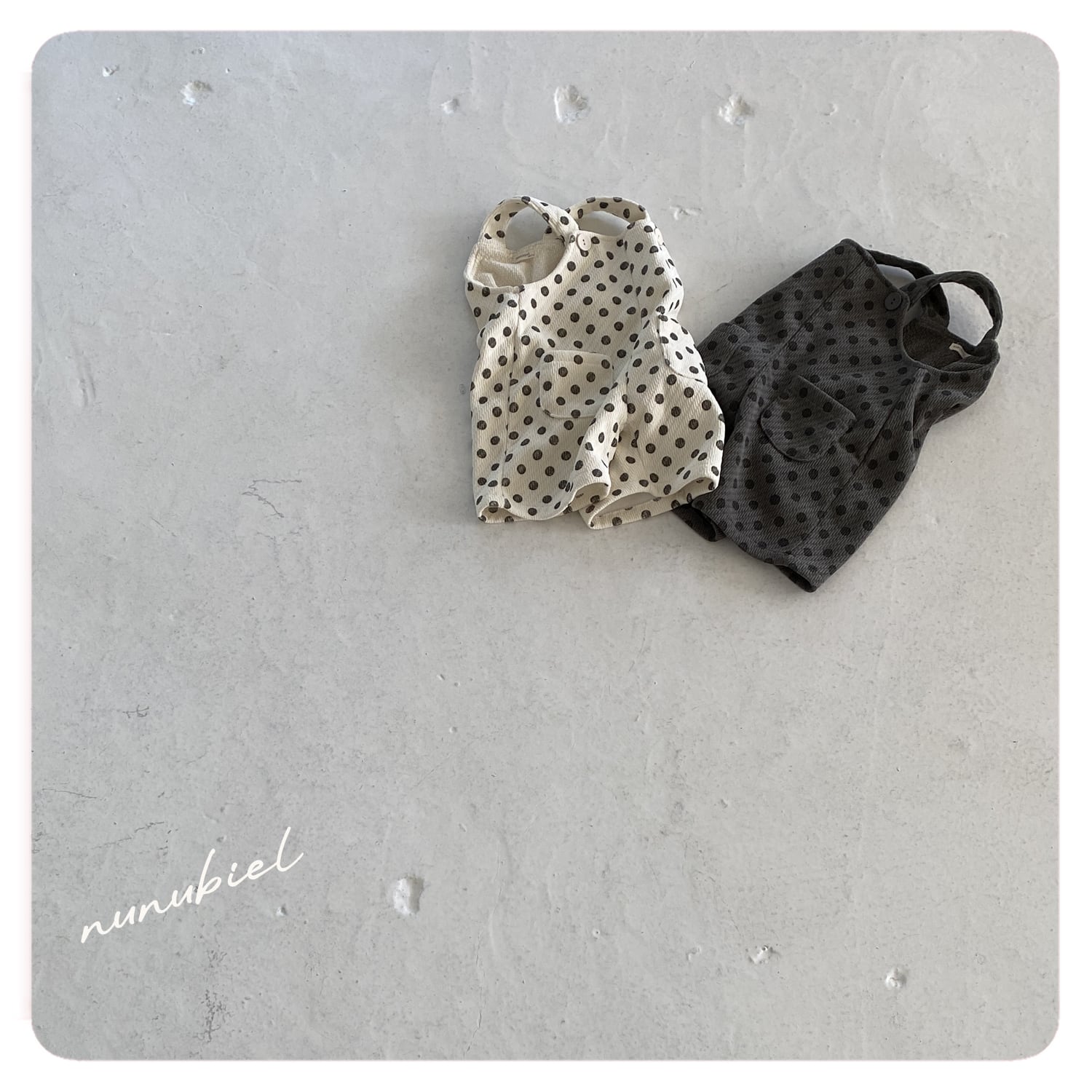 polka dot jumpsuit【nunubiel】※予約商品